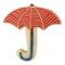 CookieCutter.Com Umbrella Cookie Cutter 3 Inch –Tin Plated Steel Cookie Cutters – Made In The USA